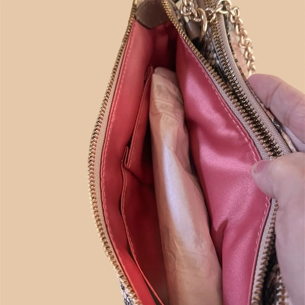 COACH Embossed Faux Python Innovation Leather Bag… - image 7